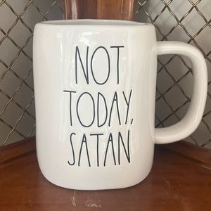 Rae Dunn Not Today Satan Mug